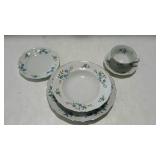 43-pcs china dinnerware by Favolina, with blue