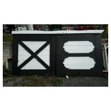 Horse Stall Door, this heavy well made wooden