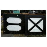 Horse Stall Door, this heavy well made wooden