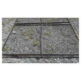 Horse Stall Gate, metal frame with heavy metal