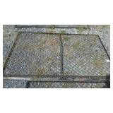 Horse Stall Gate, metal frame with heavy metal