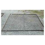 Horse Stall Gate, metal frame with heavy metal