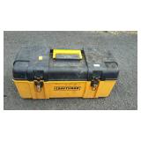 Craftsman tool box, filled with misc electrical