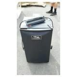 Master built electric meat smoker, with digital