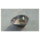 Coal Bucket, shows use wear