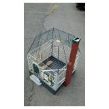Home decor bird cage, looks like a house even has