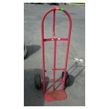 Milwaukee hand cart with pneumatic tires. Will