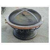 Cool Fire Pit, patio fire pit with mesh dome lid