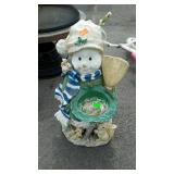Snowman lawn figure ornament resin type material,