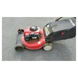 Troy-Bit 21" cut push mower with rear bagger not