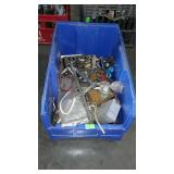 Organizer plastic bin with misc hardware related