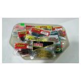 Group of fishing tackle, new in packages