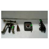 Tool lot, Dremel tool, Lufkin 50ft tape, and a