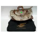 Tool bags. One canvas with leather accents and