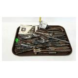 Tray full if assorted drill bits. Some more used