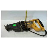 Dewalt electric reciprocating saw. Has seen lots