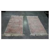 Group of two karastan oriental rugs, measures 48