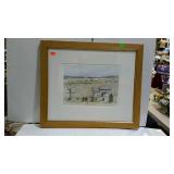 Print - Priere house scene, "The Heater Home",