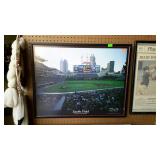 Poster print - "Jacobs Field, Cleveland Landmark