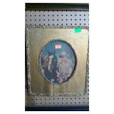 Photo print - Gene Autry scene, has repaired frame