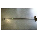 Iron scraper blade with 50" long handle