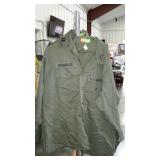 Military uniform - Army green shirt and pants,