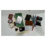 Trinkets - pill box, personal ashtray, nail files,
