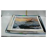 Collection of 24 unframed posters all Air Craft