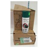 11 cans of Valspar green spray paint