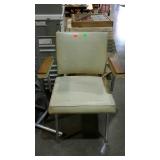 Commercial office lobby chair, mid century style