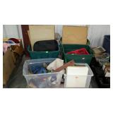 Skid lot, includes glassware, pictures, books