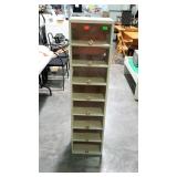 8 section organizer cabinet, light duty type