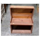Pine bench or cabinet type piece, doll type bench