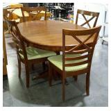 Contemporary style dining table set, table that