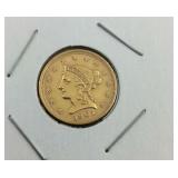 1901 Quarter Eagle only 91,100 Minted