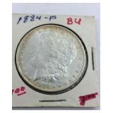 1884 P Morgan Dollar Very Very Nice Condition