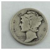 1917 S Mercury Dime