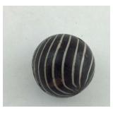 Black & White Swirl very old Marble
