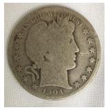 1904 Barber Half Dollar