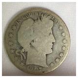 1907 O Barber Half Dollar