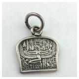 .925 Sterling Ancient Writings Pendant Unique!!