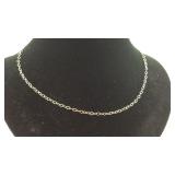 .925 Sterling 20" long 3mm wide Link Necklace