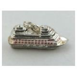 .925 Sterling Cruise Ship Charm/ Pendant