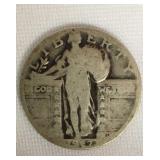 Partial date 1927 Standing Liberty Quarter