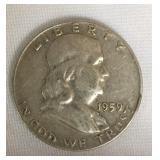 1959 Franklin Half Dollar