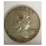 1961 D Franklin Half Dollar
