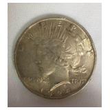 1924 Peace Dollar