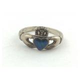 .925 Sterling Claddagh ring Size 8