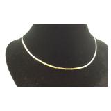 .925 Sterling 24" long 2.3mm wide herringbone