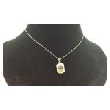 .925 Sterling "Floating Dove" Pendant with 16"